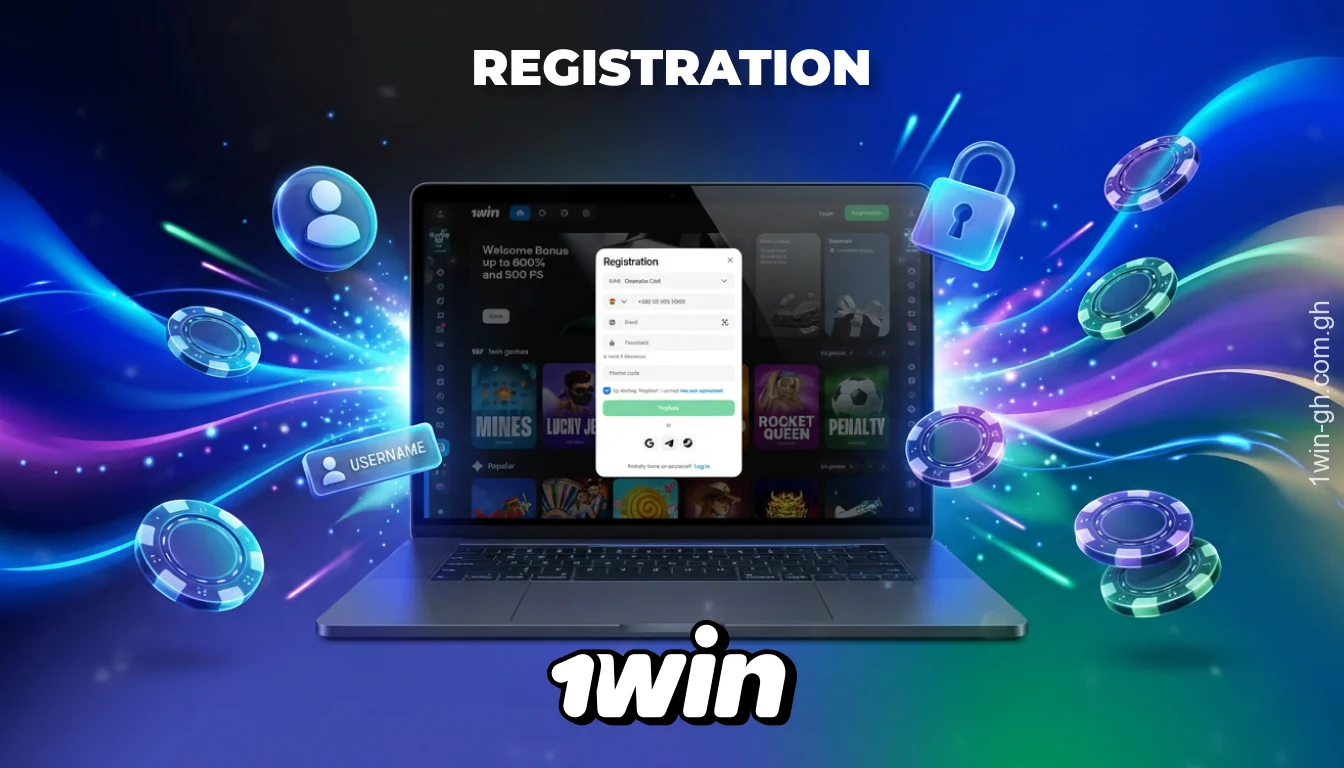 Signing up with 1win takes just a few simple steps and gives players in Ghana access to bonuses and betting