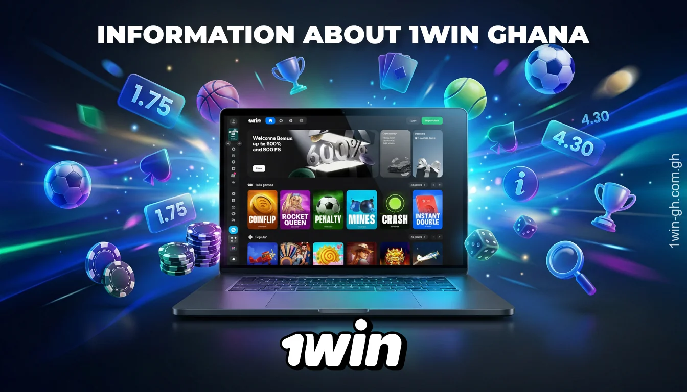 1win in Ghana offers sports betting, casino games, a user-friendly interface, generous odds and bonuses